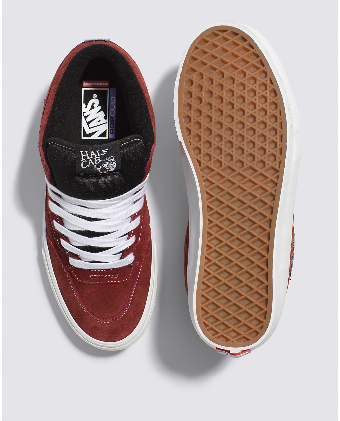 Vans Skate Half-Cab Burgandy/White