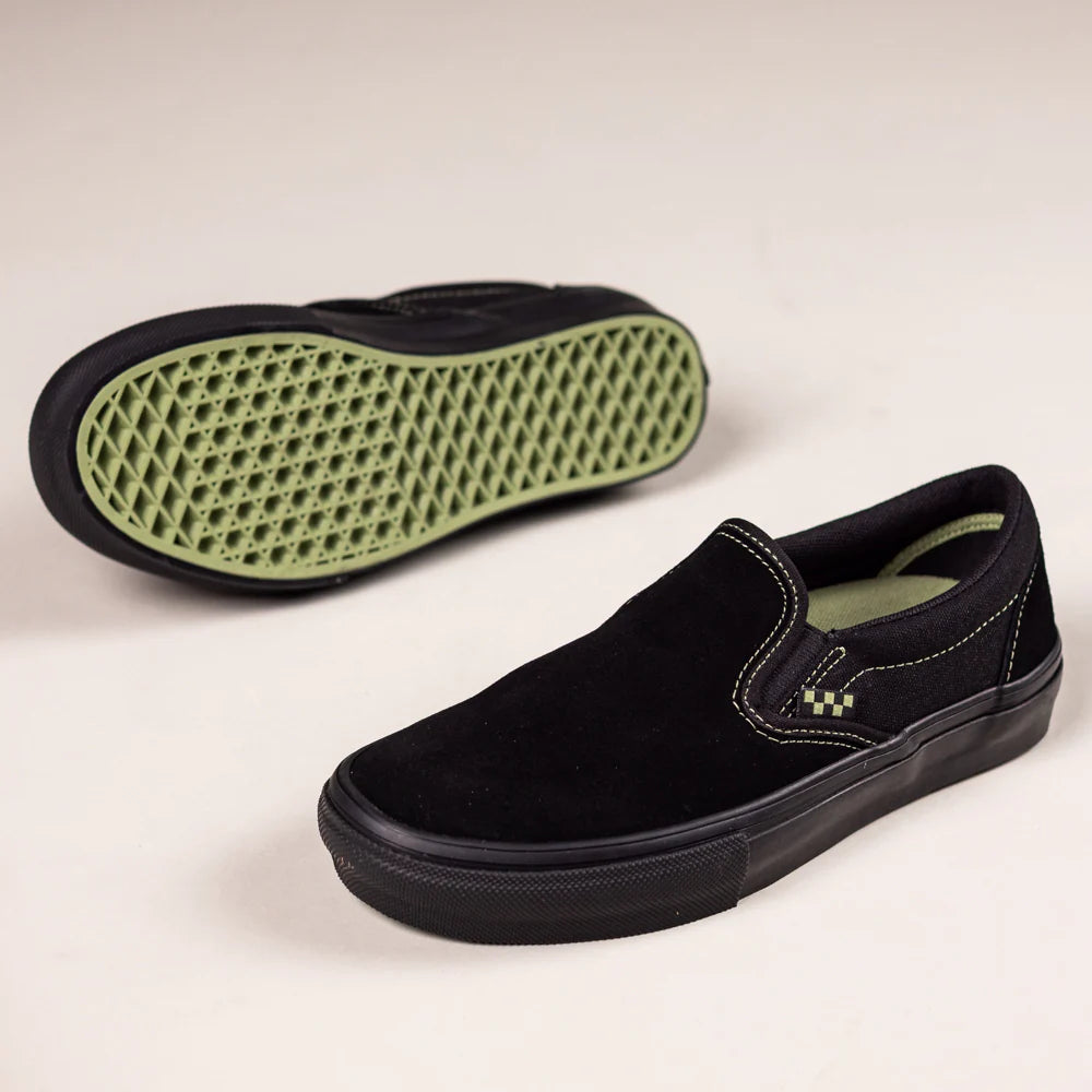 Vans Skate Slip-On Black/Black/Olive