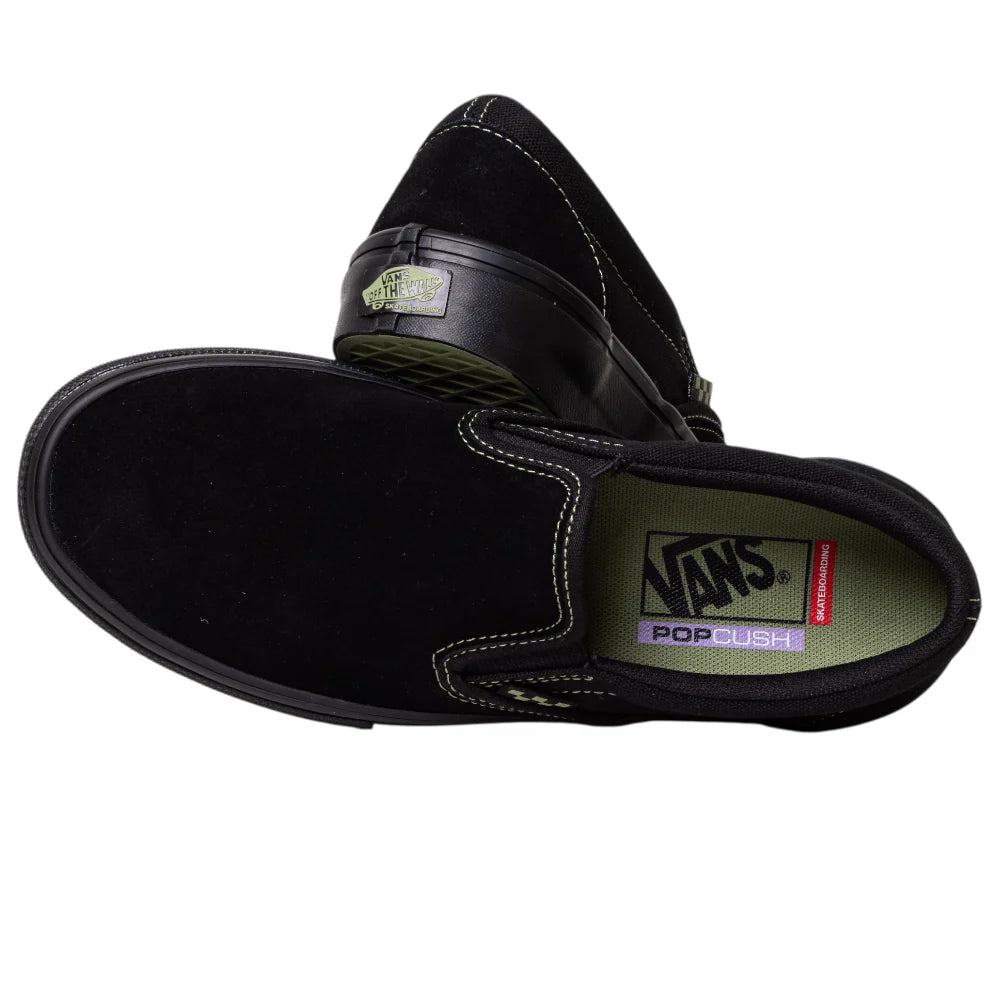 Vans Skate Slip-On Black/Black/Olive