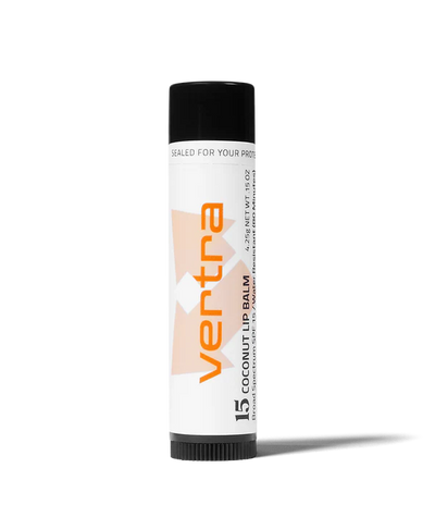 Vertra Coconut Lip Balm 15 SPF Clear