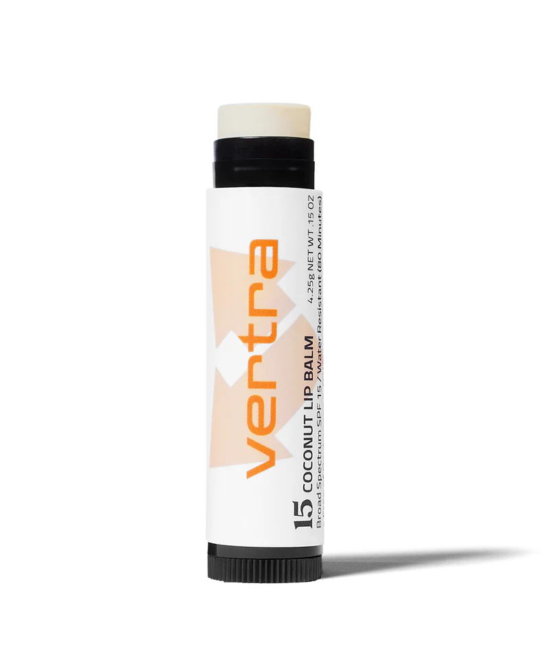 Vertra Coconut Lip Balm 15 SPF Clear