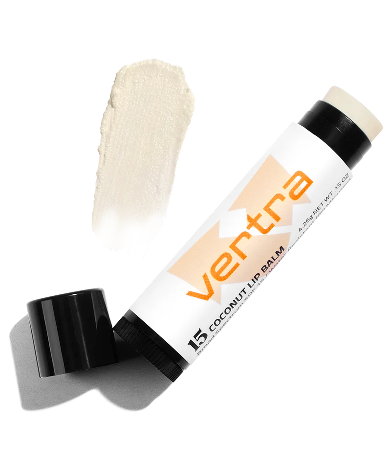 Vertra Coconut Lip Balm 15 SPF Clear