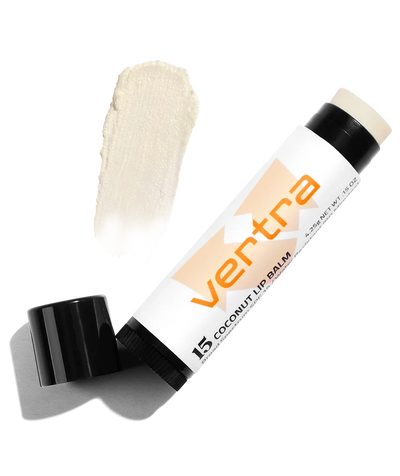 Vertra Coconut Lip Balm 15 SPF Clear