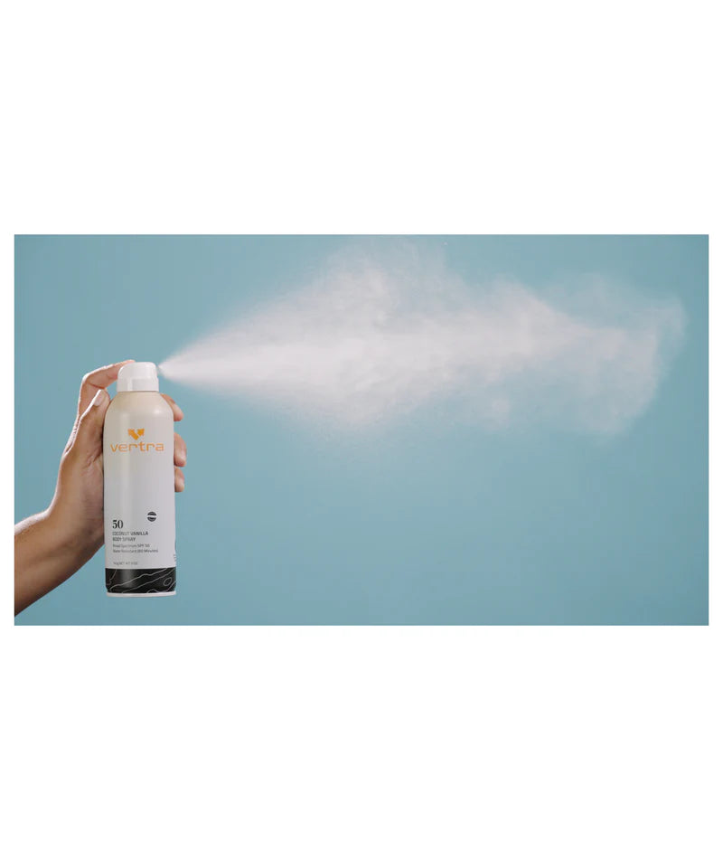 Vertra Coconut Vanilla Spray 50spf