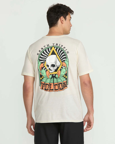 Volcom Arched T-Shirt - Off White Heather