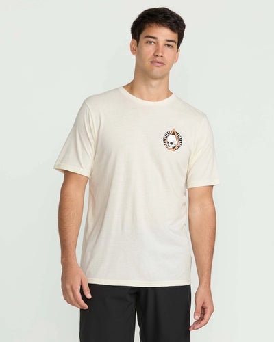 Volcom Arched T-Shirt - Off White Heather