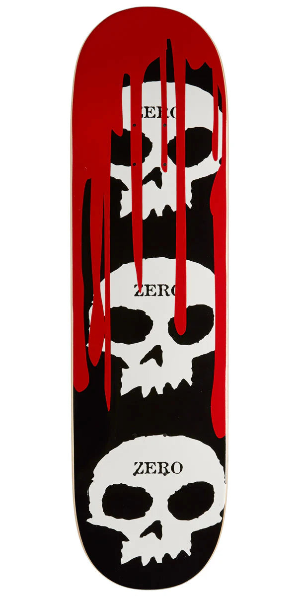 Zero Logo - 3 Skull Blood 8.5 Deck