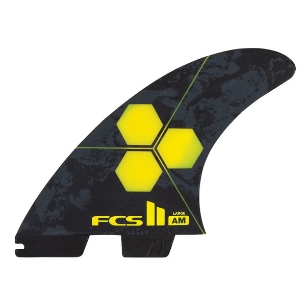 FCS II AM PC Tri Quad Fin Set Yellow – Waterboyz