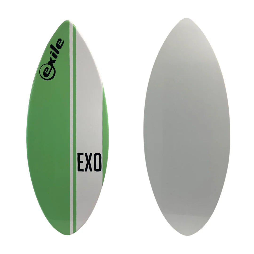 Exile 44" Small Ex0 E-Glass Epoxy Skimboard- Green