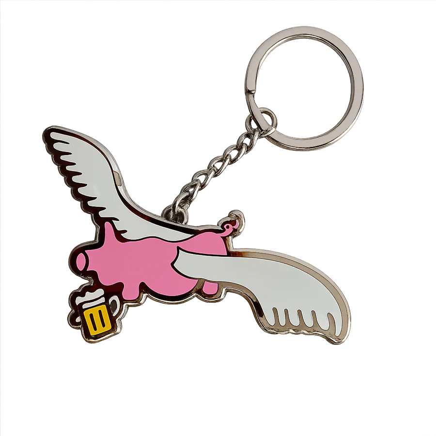 Frog Flying Pig Keychain – Waterboyz