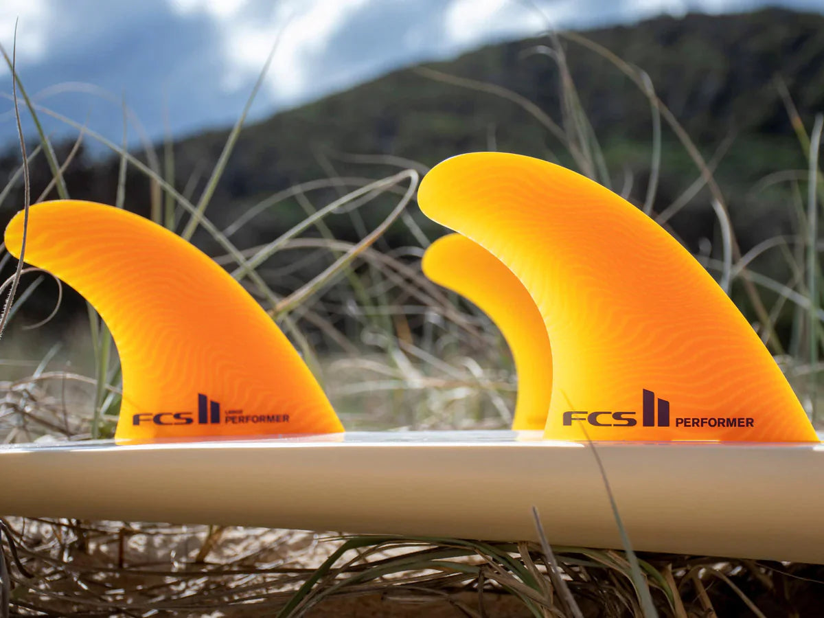 FCS II Performer Neo Glass Tri Fins (Mango)