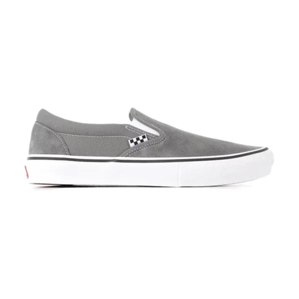 Vans Skate Slip-On Pewter/White