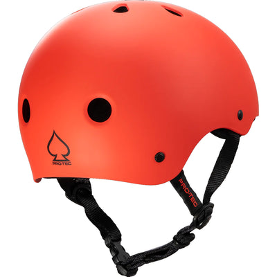 Protec Classic Matte Bright Red Skate Helmet