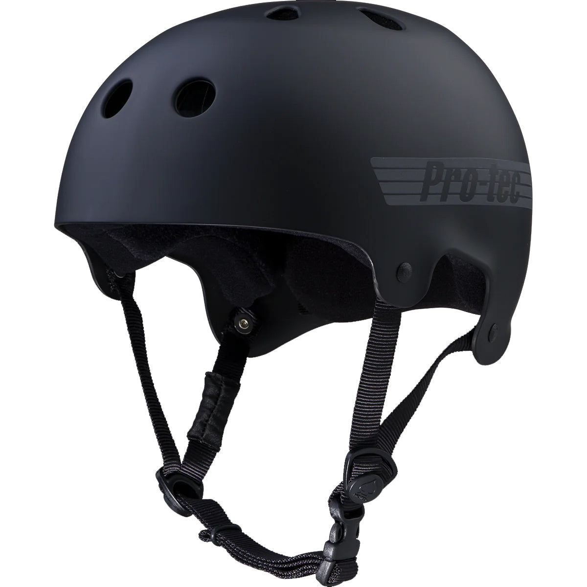 Protec Old School Matte Black Skate Helmet