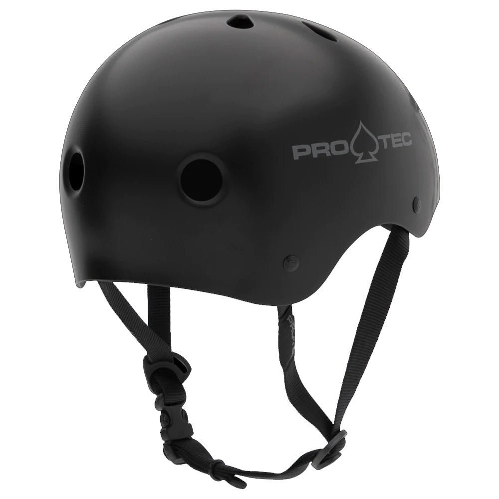 Protec Classic Gloss Black Skate Helmet