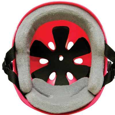 Triple 8 Black Rubber/RedSkate Helmet