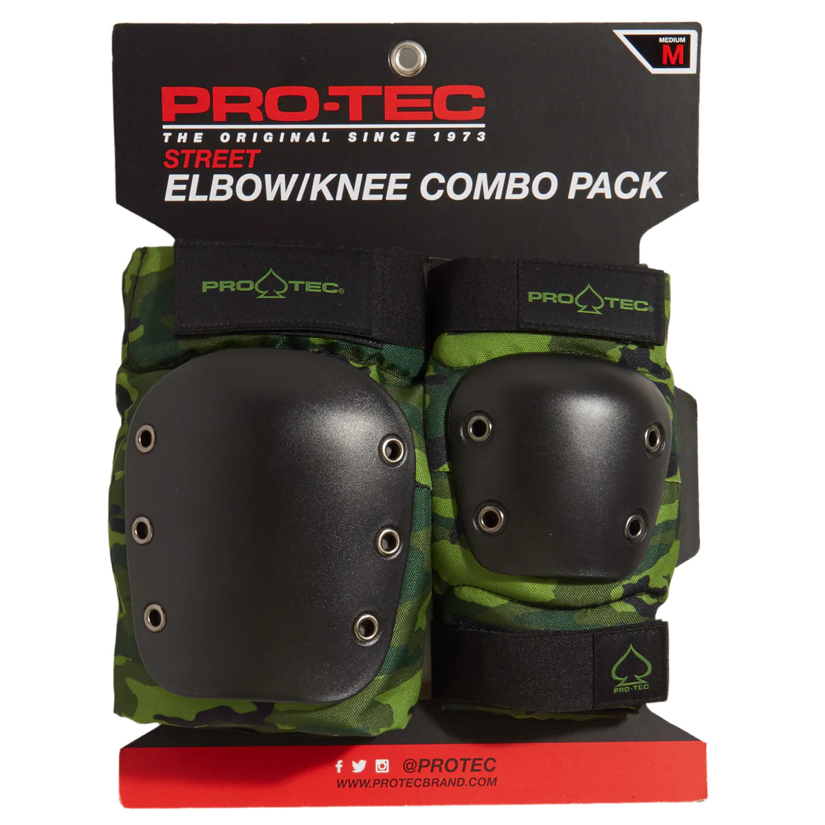 Protec Street Knee/Elbow Camo Pad Set