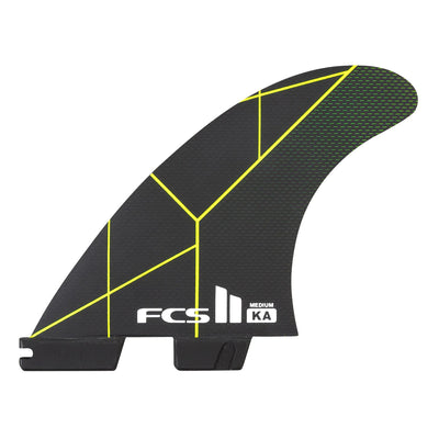 FCS II KA PC Tri Fin Set Black/Acid