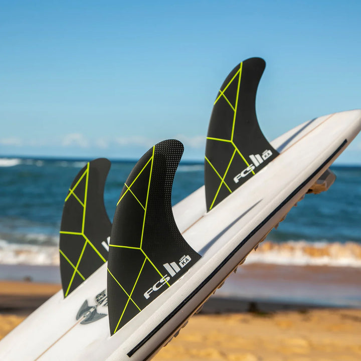 FCS II KA PC Tri Fin Set Black/Acid – Waterboyz