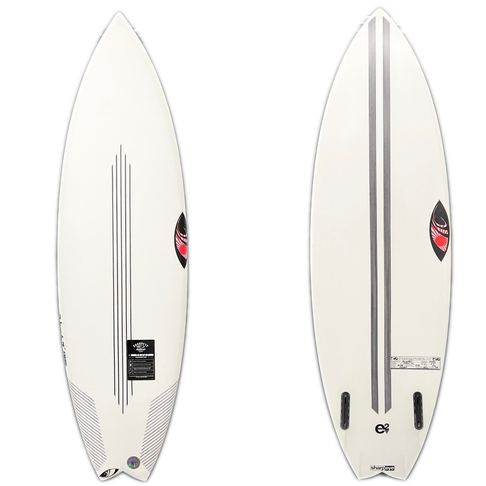Sharp Eye 5'7" E2 Twin Turbo Channel 55684 – Waterboyz