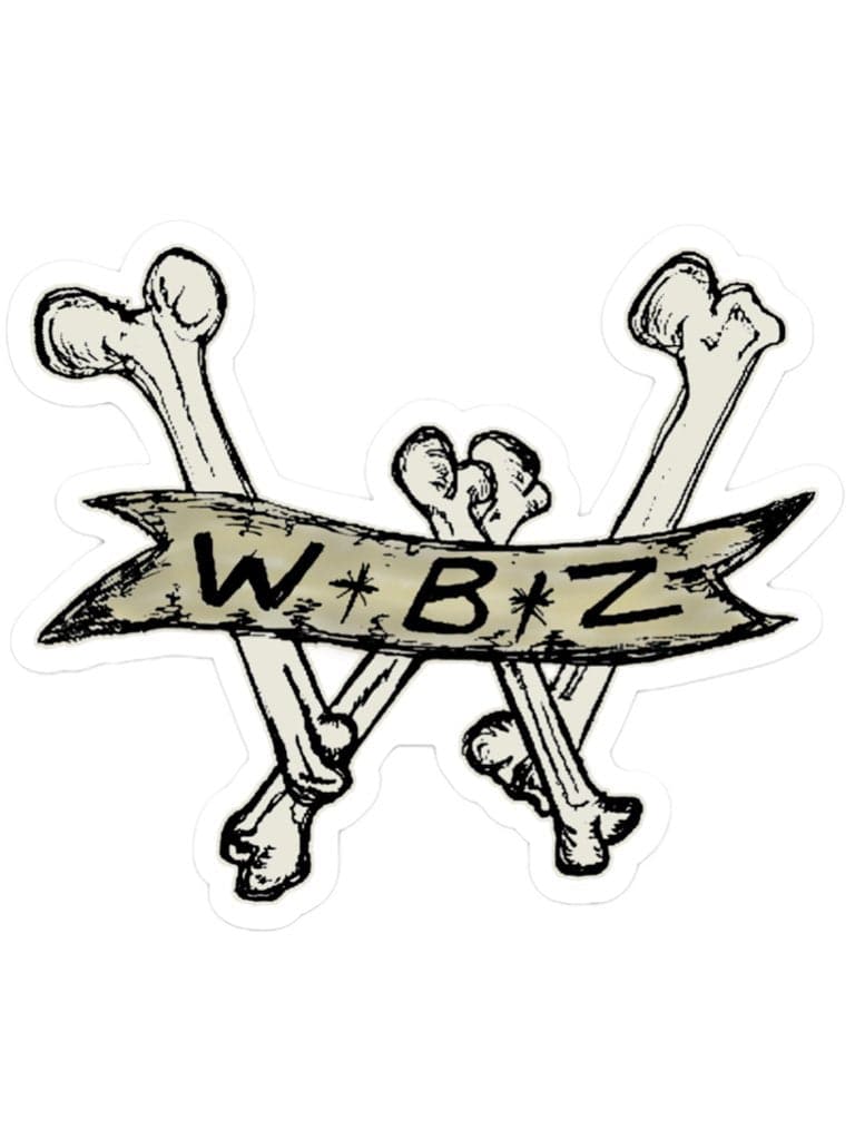 WBZ Bones Sticker