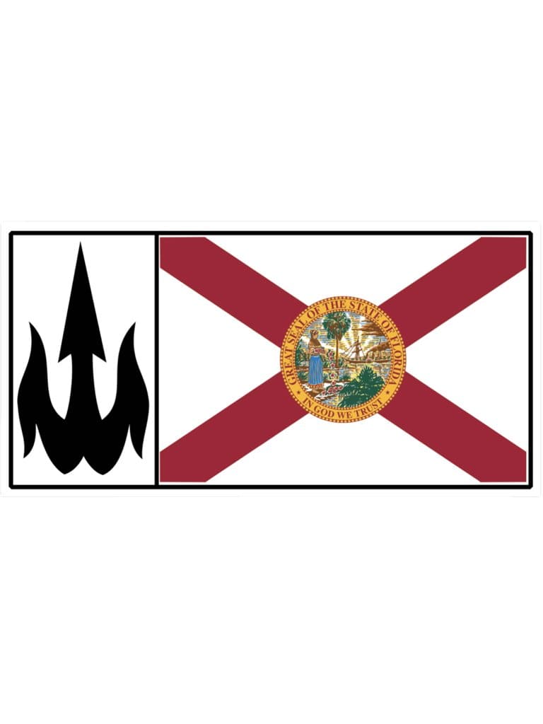 WBZ FL Flag Sticker