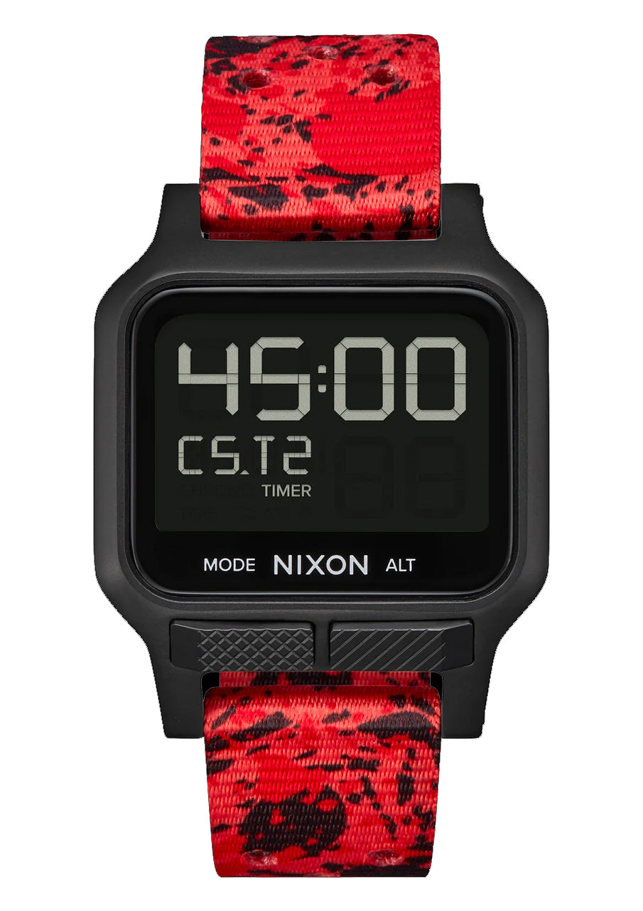 Nixon Heat Black/Red Watch – Waterboyz