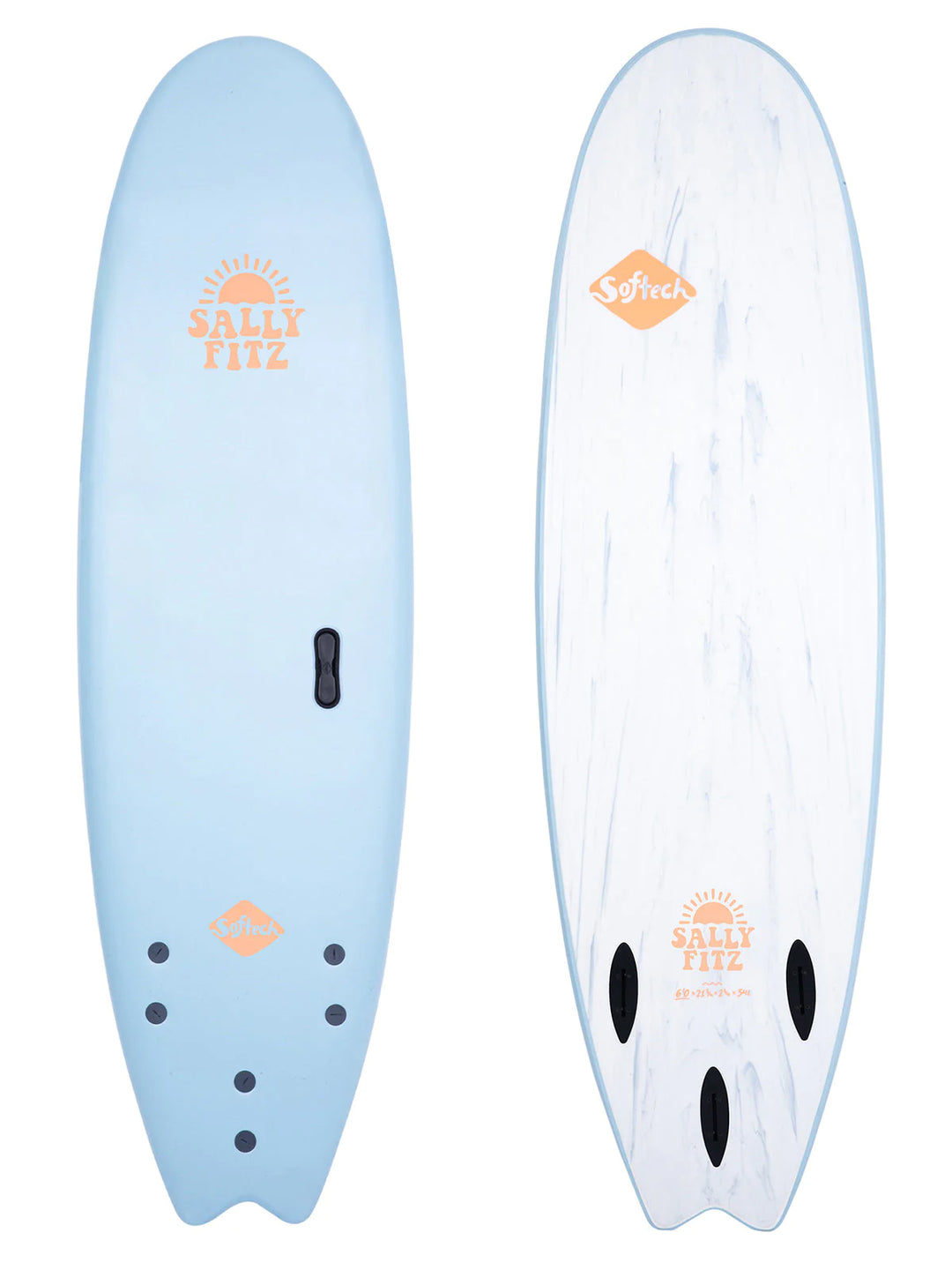 SALLY FITZ サーフボード 水色　6.6 Softech Sally Fitz サーフボード 6'6 【公式通販】