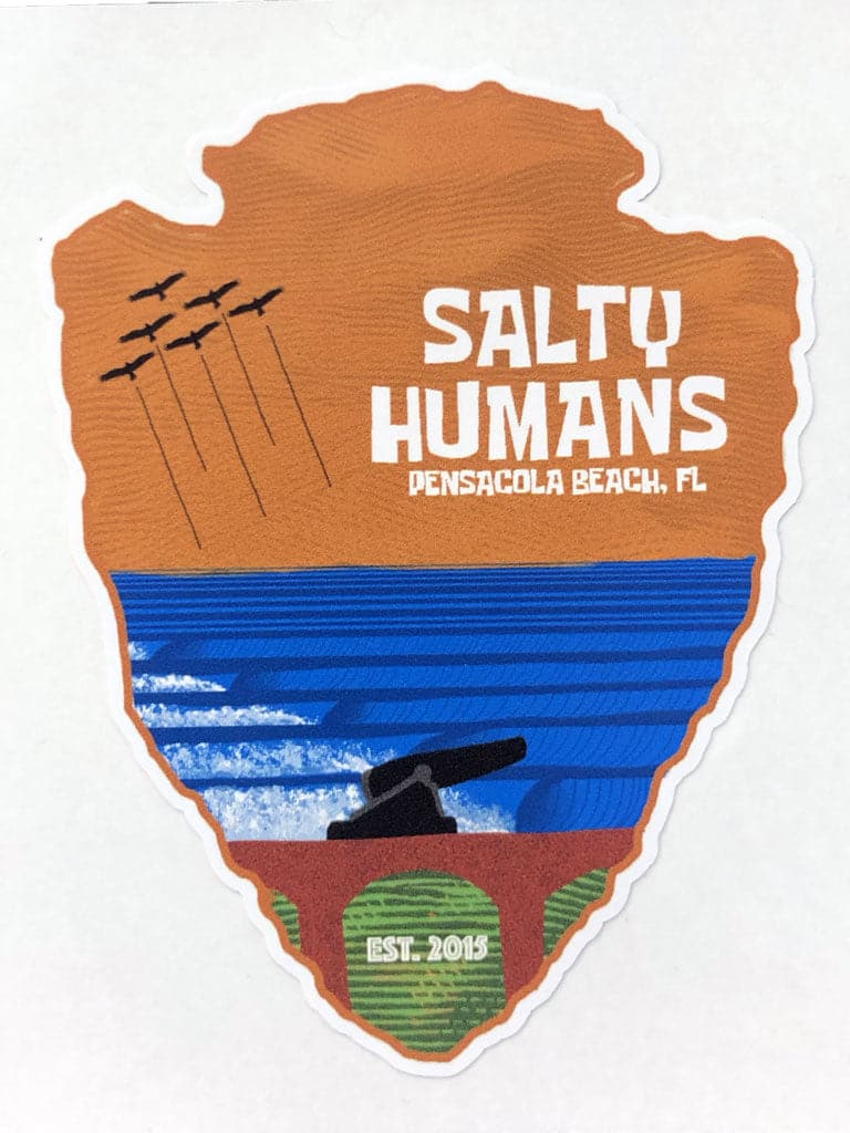Salty Humans Sticker