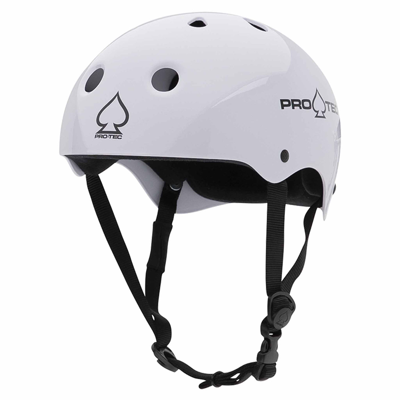 Protec Classic Gloss White Skate Helmet